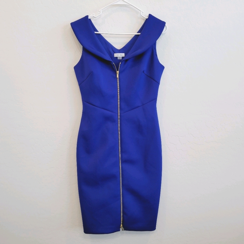 Calvin Klein Royal Blue Sleeveless Dress Size 8